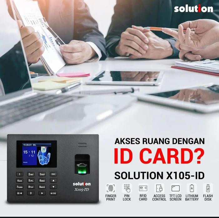 Mesin absen/absensi/fingerprint Solution X105-ID