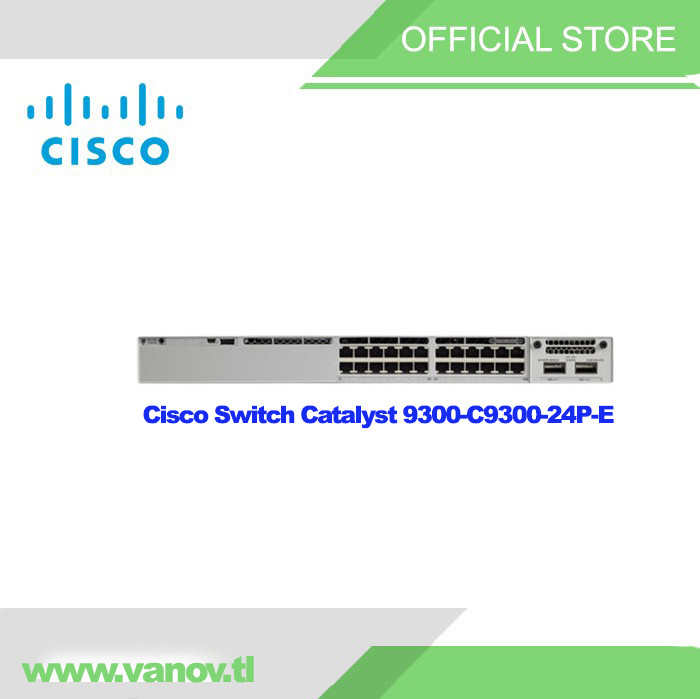 Cisco Switch Catalyst 9300-C9300-24P-E