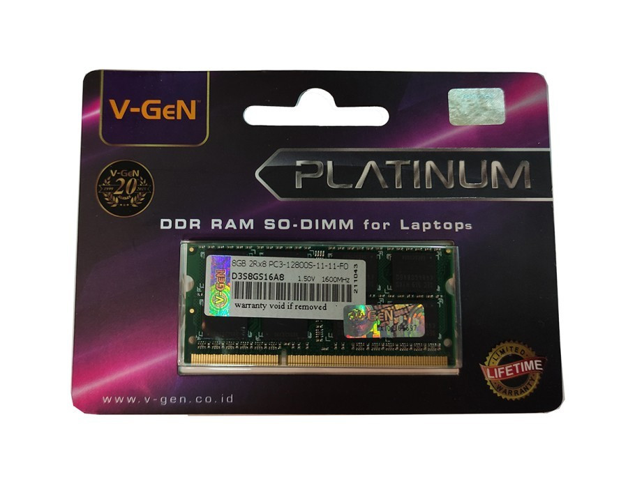 V-GeN Platinum 32GB PC21300/2666Mhz Memory Laptop VGEN