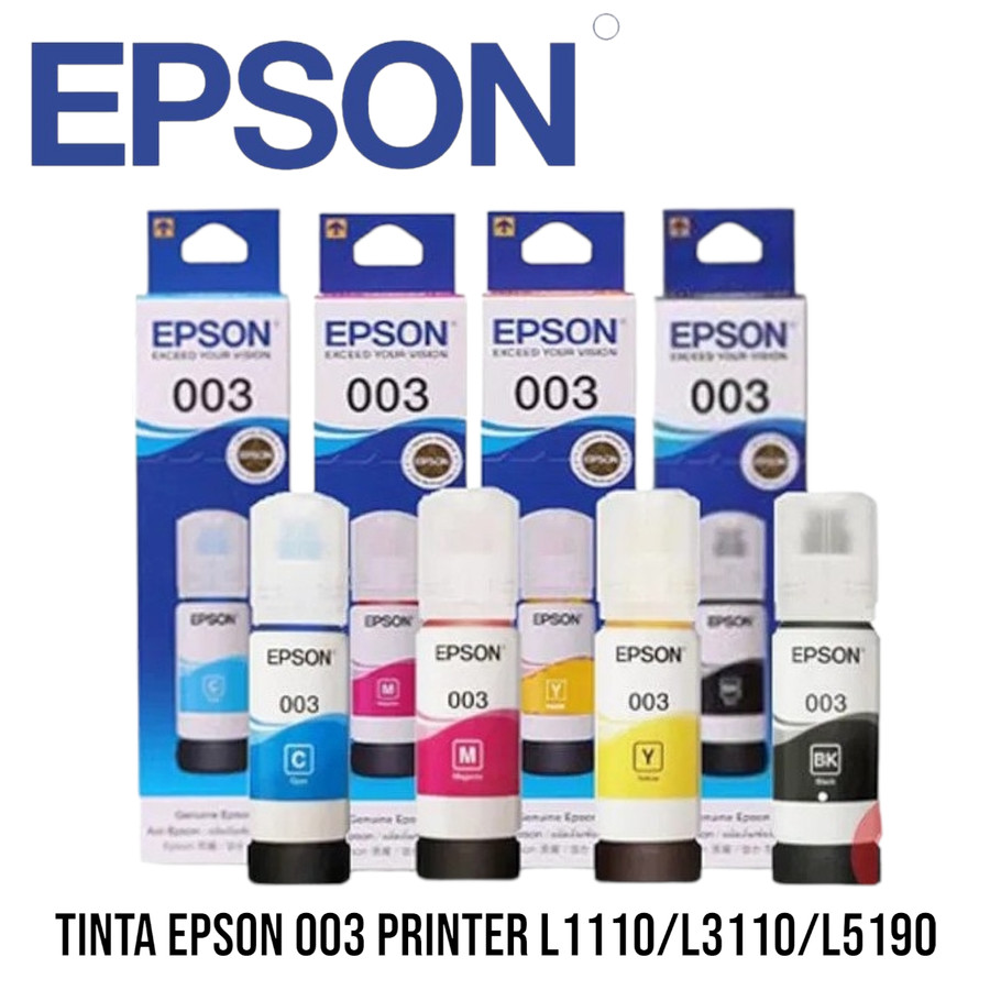 EPSON 003 ORIGINAL FOR INK L1110/L3110/L3150/L5190