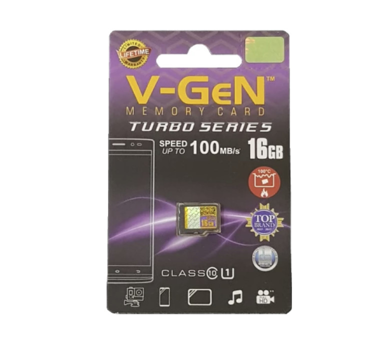 Memory Card Micro SD Card V-GEN Original 8gb 16gb 32gb 64gb 128gb CL10 - 16GB