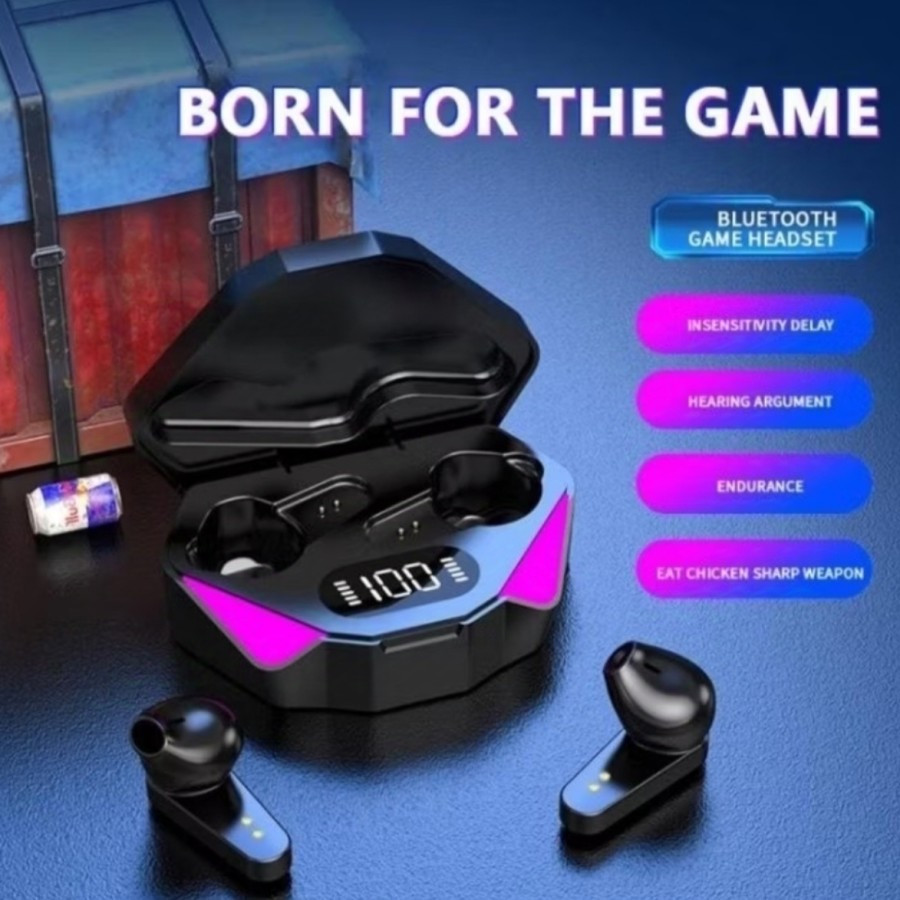 Logitech earphone bluetooth model terbaru headset bluetooth gaming aqs_66