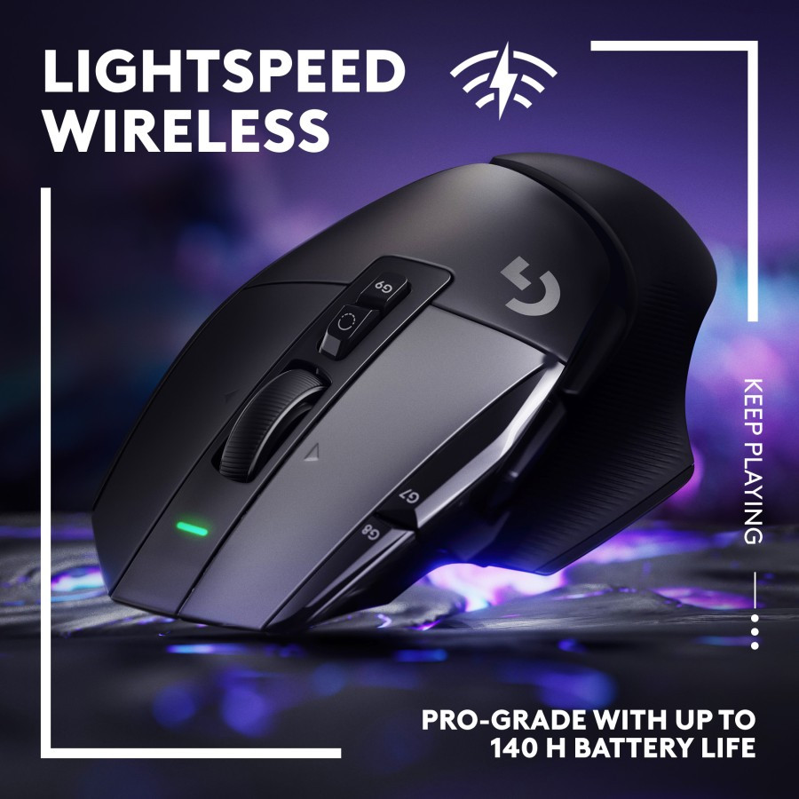 Logitech G502 X LIGHTSPEED Mouse Gaming Wireless HERO 25K DPI - Black