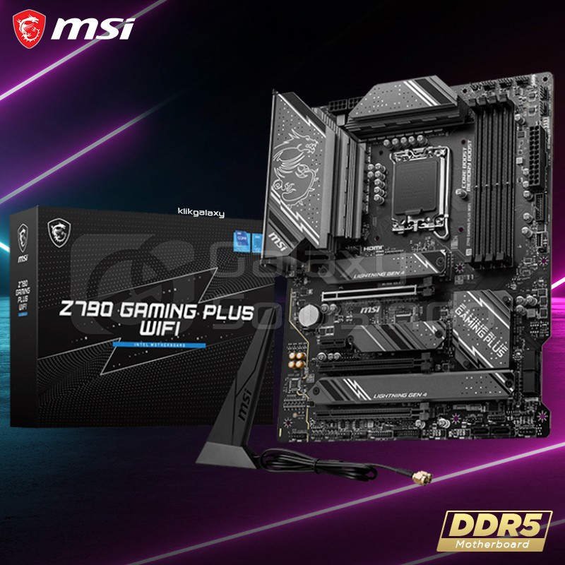 MSI Z790 GAMING PLUS WIFI Intel LGA1700 Z790 DDR5 Motherboard