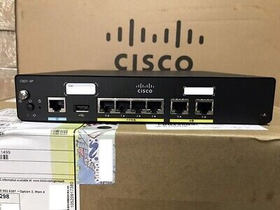 Cisco 921 Gigabit Ethernet security router with internal power supply-C921-4P