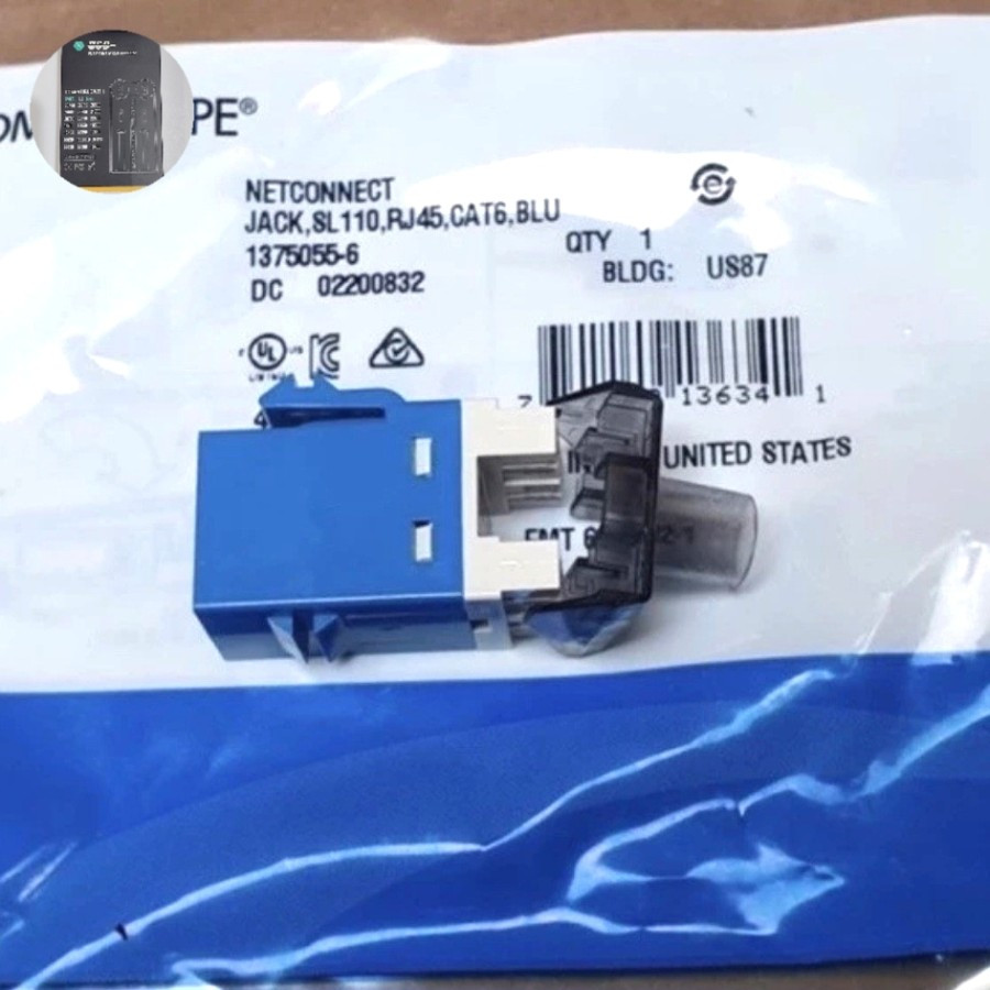 CommScope Modular Jack Cat 6 Blue