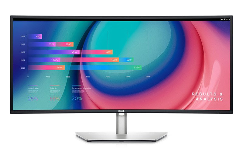DELL ULTRASHARP 34 CURVED USB C HUB MONITOR | U3421WE