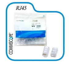 CommScope 1Pack Connector LAN RJ45 Cat5 Cat6 50 PC