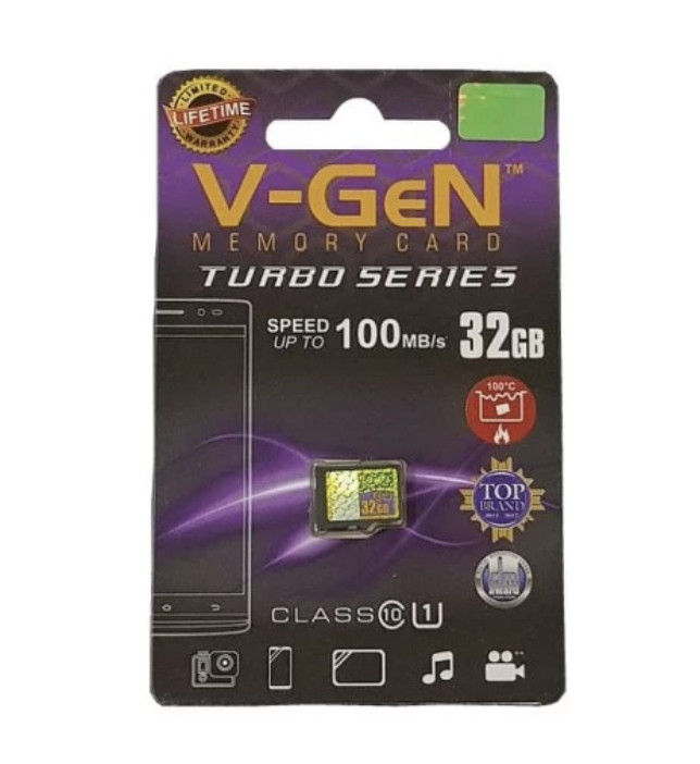 Memory Card Micro SD Card V-GEN Original 8gb 16gb 32gb 64gb 128gb CL10 - 32GB
