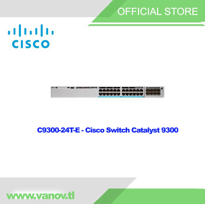 Cisco Switch Catalyst 9300-C9300-24T-E