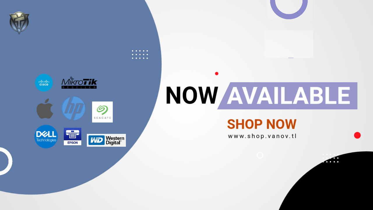 Vanov Technology Online Shop promo