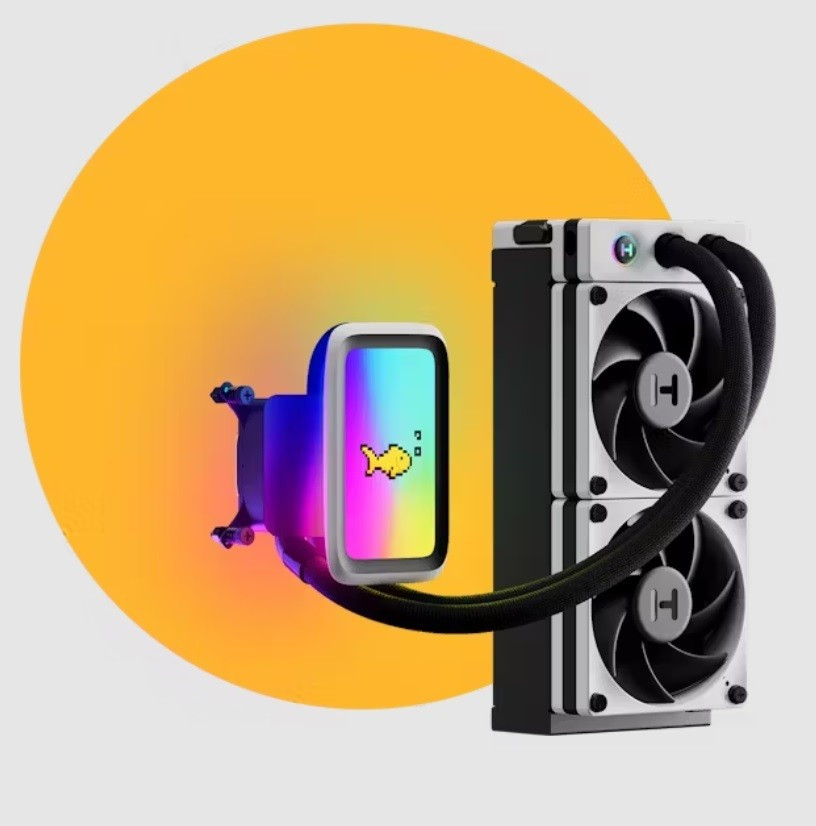 Processor Cooling / FAN-HYTE-Q60-BW HYTE THICC Q60 240mm AIO Liquid Cooler Digital
