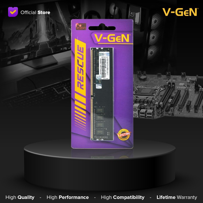 V-GeN RESCUE 16GB PC19200/2400Mhz Long Dimm