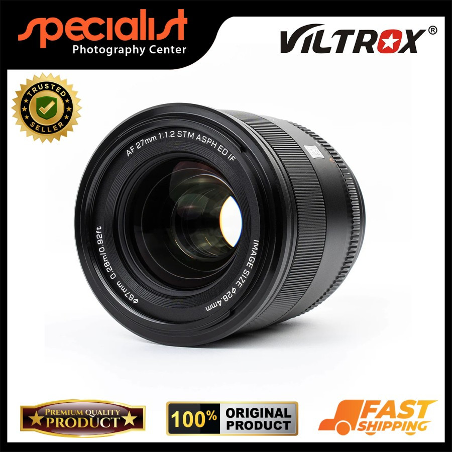 Viltrox Lens 27mm F1.2 XF Pro For Fujifilm X