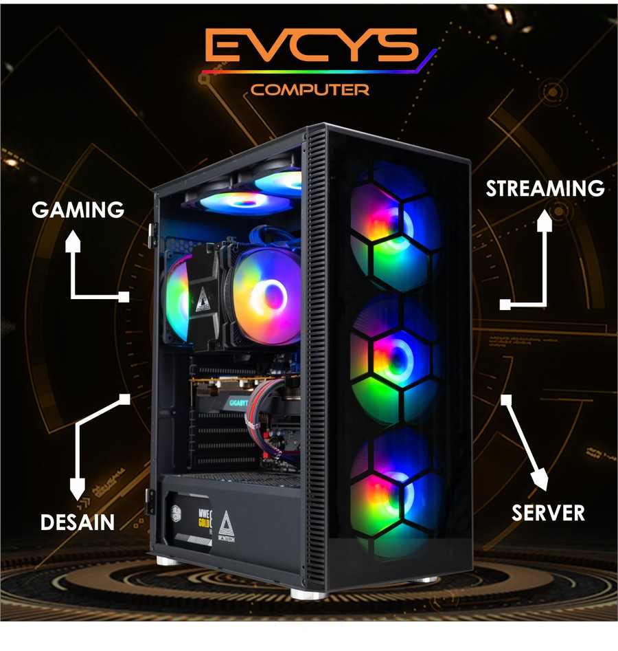 PC Gaming Design Office Intel i7 13700F RAM 32GB DDR5 RTX 4060Ti 8GB