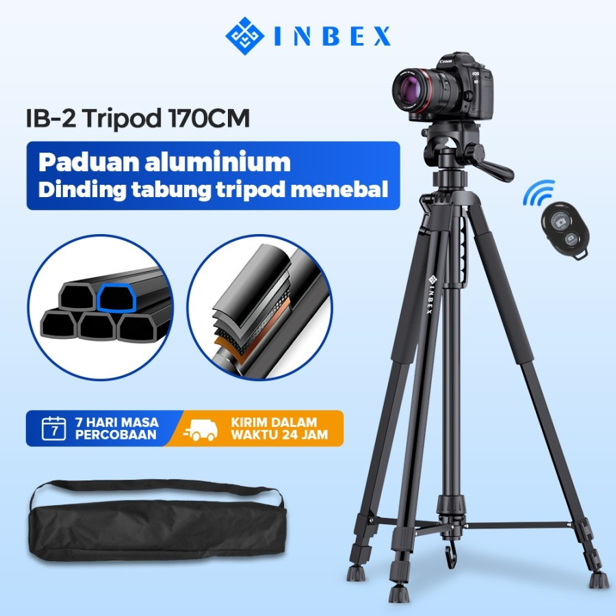 INBEX IB-2 Tripod Kamera DSLR Photography Tripot 170CM dengan