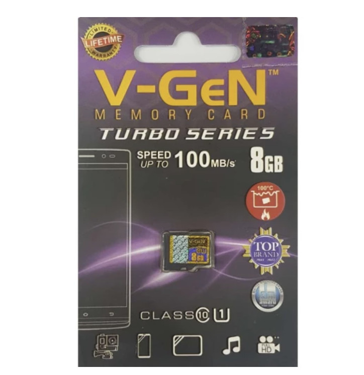 Memory Card Micro SD Card V-GEN Original 8gb 16gb 32gb 64gb 128gb CL10 - Maestro 8GB